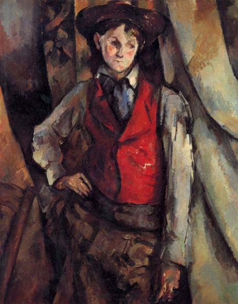 Paul Cezanne Boy in a Red Vest Sweden oil painting art